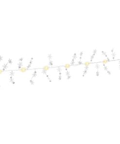 GOOBAY srebrna žična svetilka "snežinke" LED trak