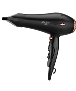 Adler sušilnik las 2000 W črno-zlat