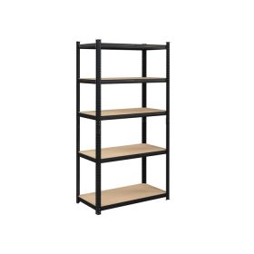 SONGMICS Regal 40 x 90 x 180 cm rjavo-črna