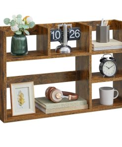 VASAGLE omara ali regal s 6 policami rustikalna rjava