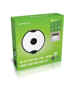 ASALITE Plastična vrtna solarna svetilka