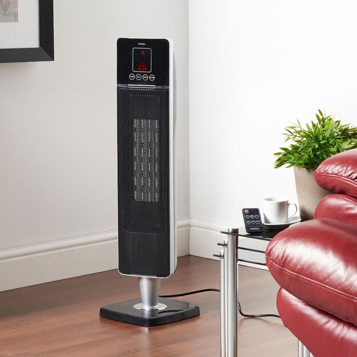 VonHaus 2000 W premium oscilacijski keramični PTC grelec črn 2514041 - slika 2