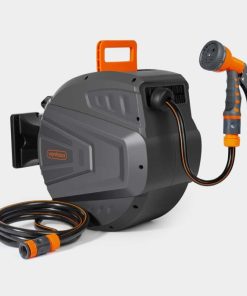 VonHaus Avtomatski navijalni kolut za vrtno cev 20 m
