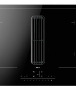 AMICA ind. plošča z vg. napo DSI 841 SBB [D, 84cm, inox/črna]