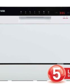 VOX namizni pomivalni stroj LC T6W D [D, 6 pogr., 7 programov, AutoDoor, bel]
