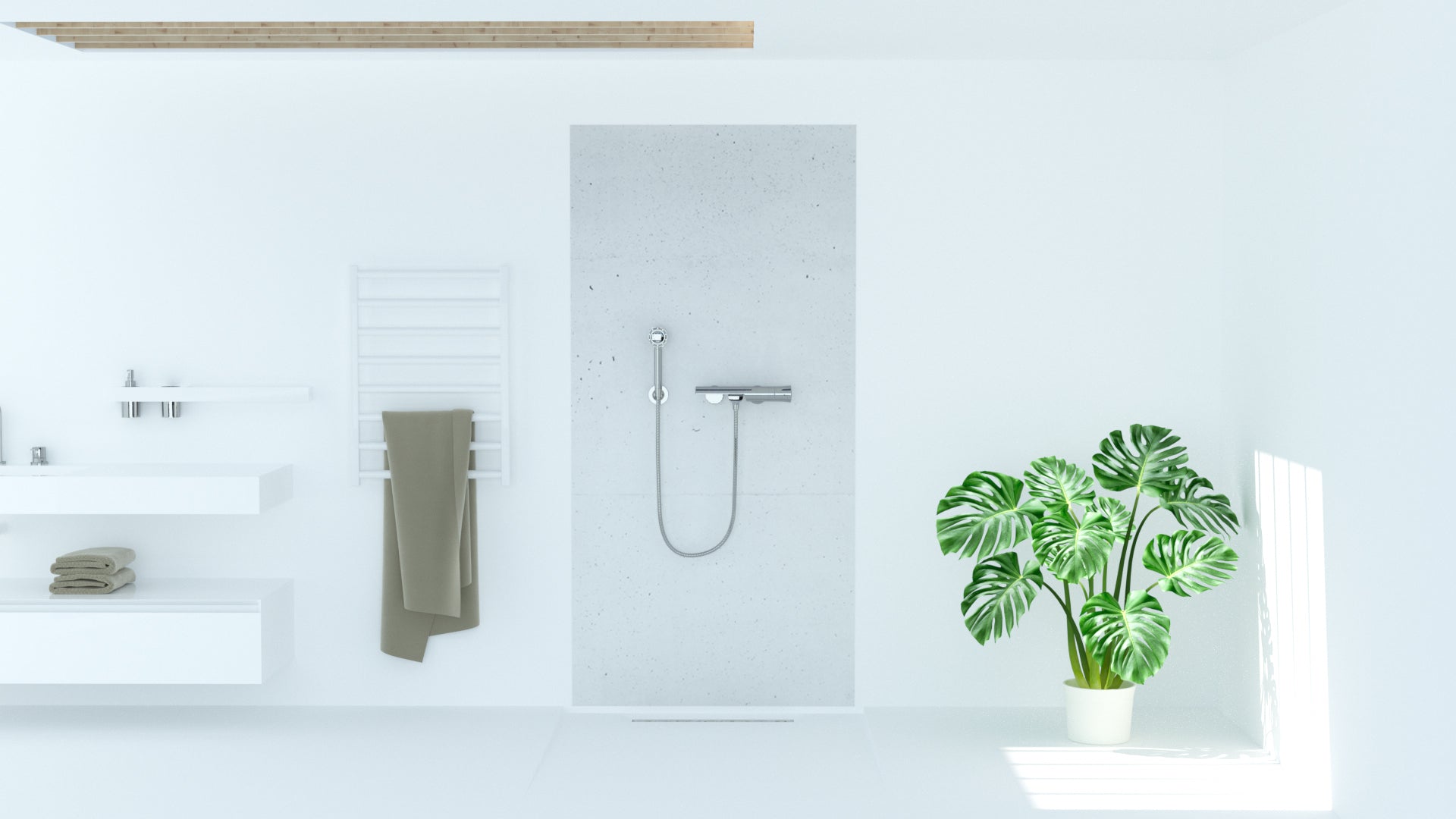 Sanotechnik - Stenska obloga SANOWALL CONCRETE 125x250x0,3cm - slika 2