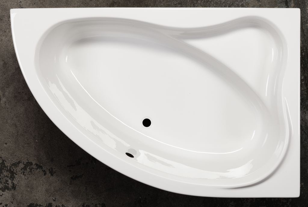 Sanotechnik - Kopalna kad KRK leva, 150x98x40cm, bela - slika 2