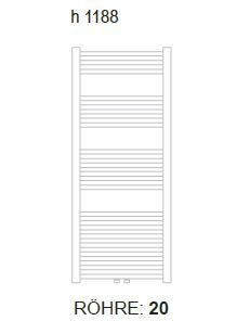 Alternative view of Sanotechnik - Kopalniški radiator BARI bel 60x118,8cm raven