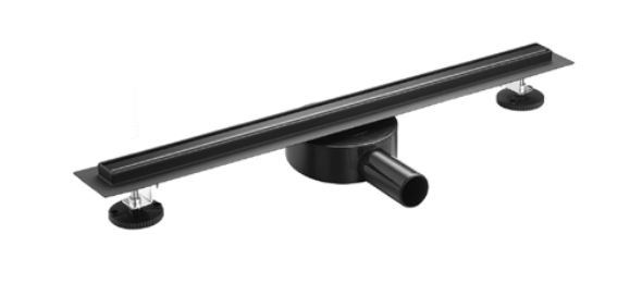 Sanotechnik - Tuš kanaleta 80cm inox črnega videza