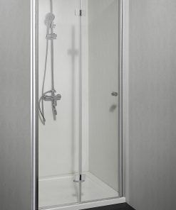 Sanotechnik - Zložljiva vrata SIMPLYFLEX za tuš kabino, krom 80-81,5x195cm