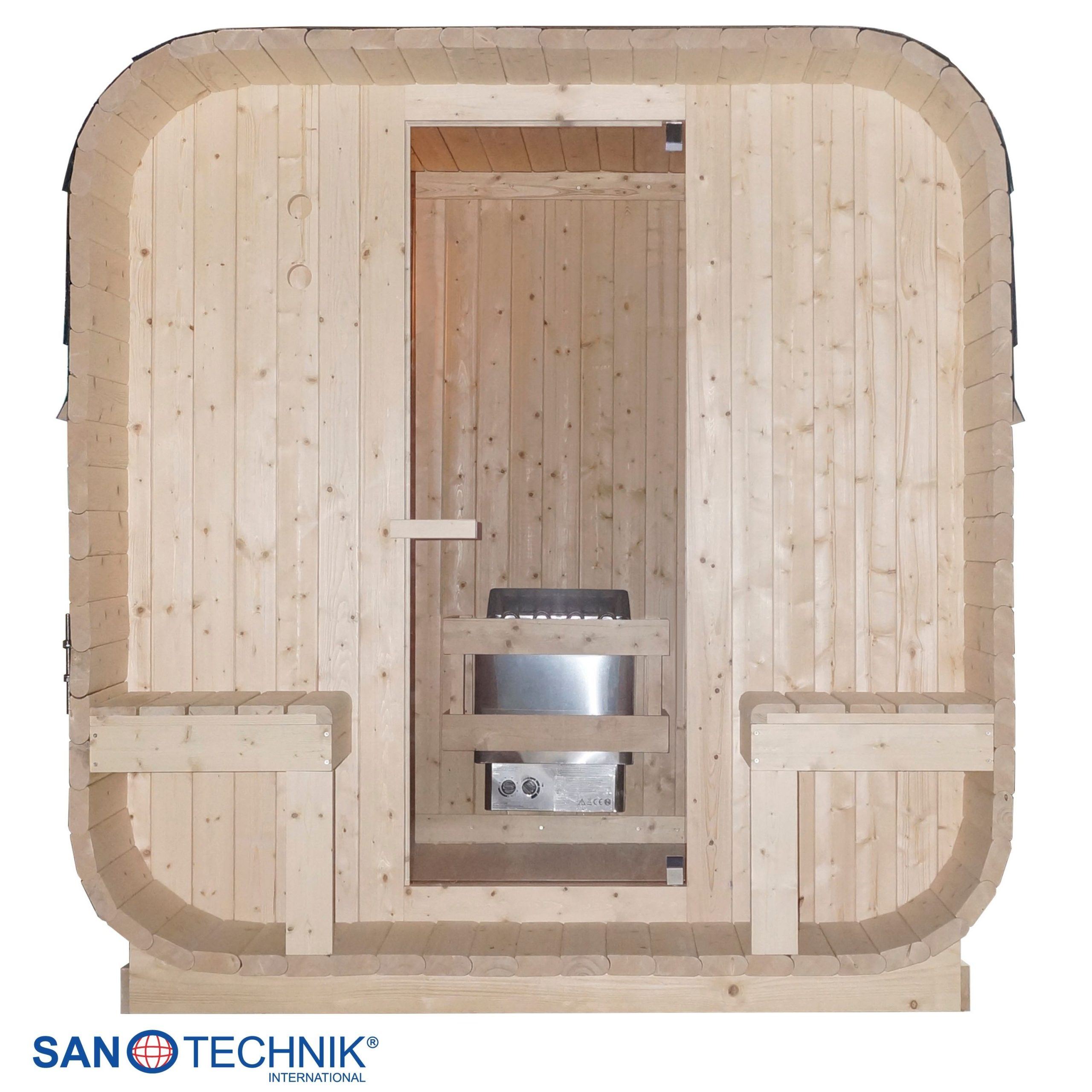 Sanotechnik - GÖTEBORG zunanja savna za 4 osebe 188,2x220x194 cm - slika 2