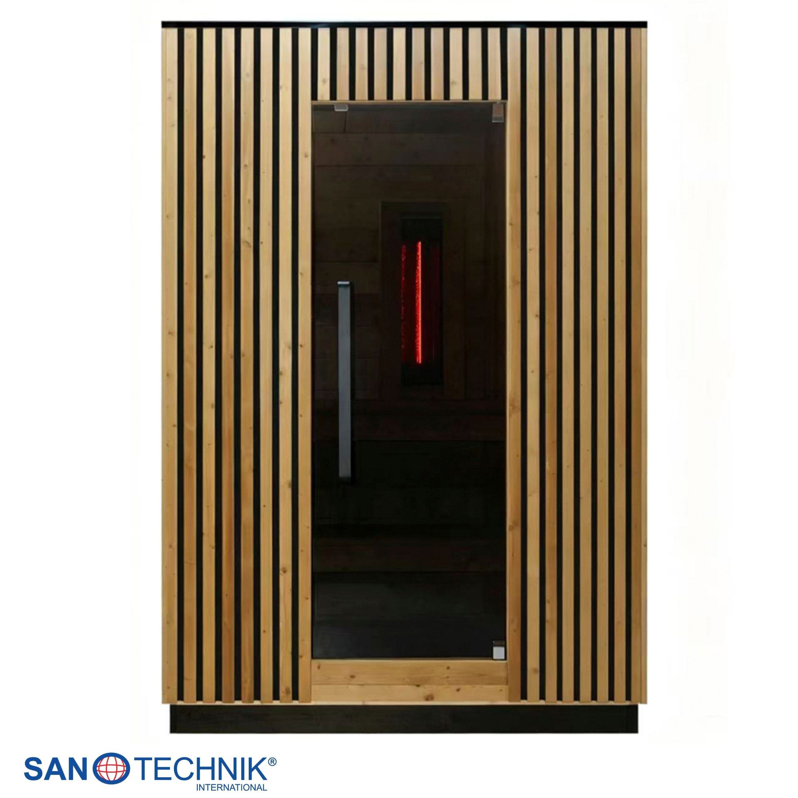 Sanotechnik - TRONDHEIM M - Zunanja savna za 2 osebi 161,2x134,6x220 cm - slika 2