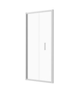 Sanotechnik - Zložljiva vrata krom 78-82x200cm 6mm Easy-Clean