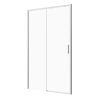 Sanotechnik - Drsna vrata krom 120x200 cm 6mm ESG Easy-Clean/Soft-Close