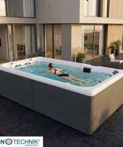 Sanotechnik - Plavalni masažni bazen VALENCIA - bel 400x220x126 cm - V IZTEKU PRODAJE