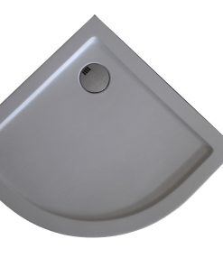 Sanotechnik - Polkrožna tuš kad ZEUS 90x90x5,5cm bela