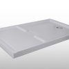 Sanotechnik - ABS kotna tuš kad bela 145x90x7 cm