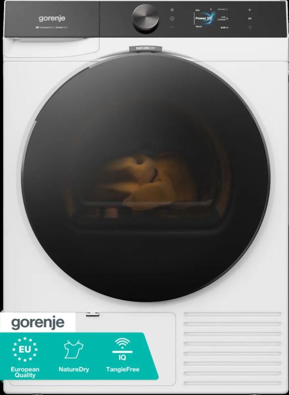 Gorenje sušilni stroj DG89BP 9Kg G800, B, TFT, NatureDry bel