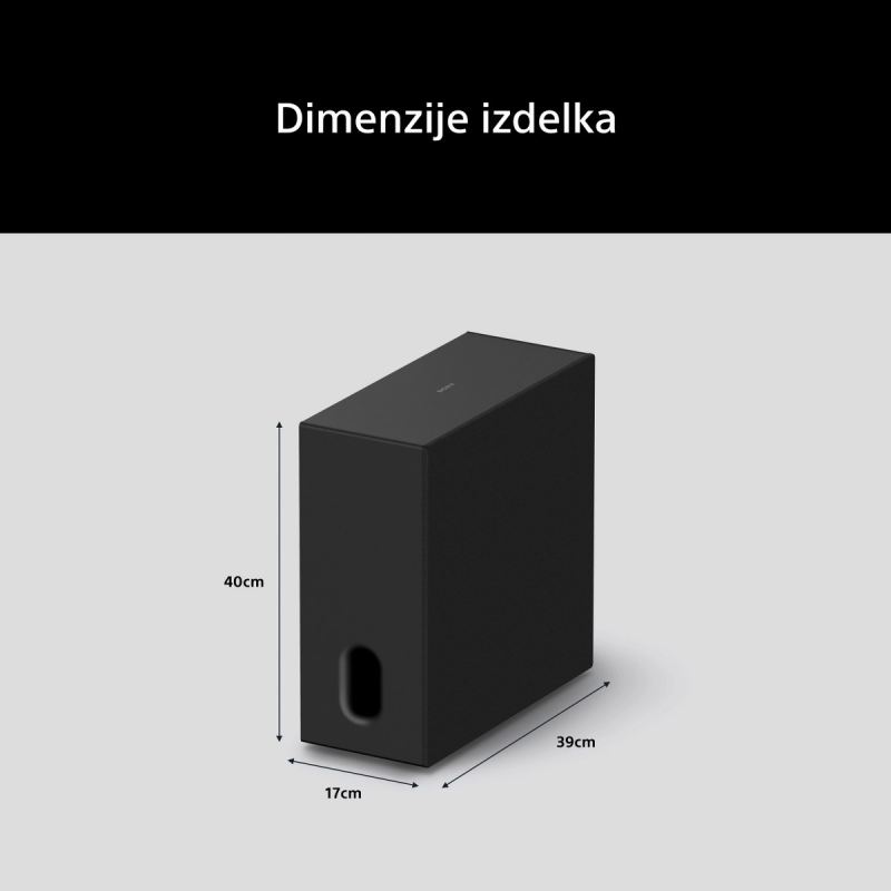 Sony brezžični globokotonec SASW8 Theatre Sub 8 - slika 2
