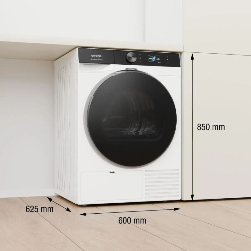 Gorenje sušilni stroj DG89BP 9Kg G800, B, TFT, NatureDry bel - slika 3