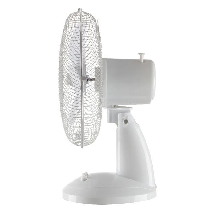 Be Cool namizni ventilator 30 cm BC12TF bele barve - slika 3